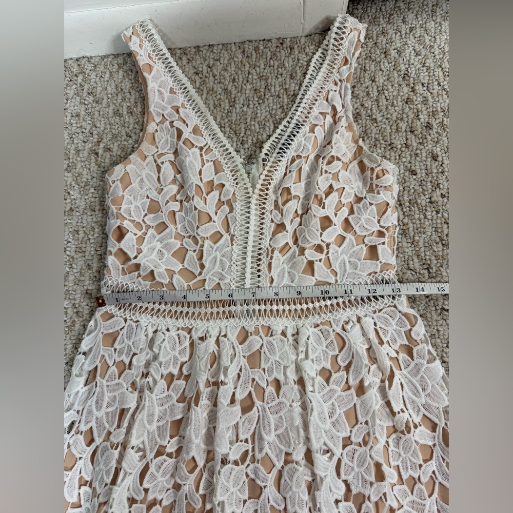Gianni Bini Cream Lace Midi Dress size S new without tag - Picture 7 of 10